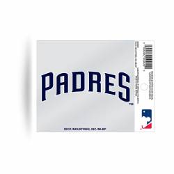 San Diego Padres Script Logo - Static Cling