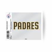 San Diego Padres 2020 Script Logo - Static Cling