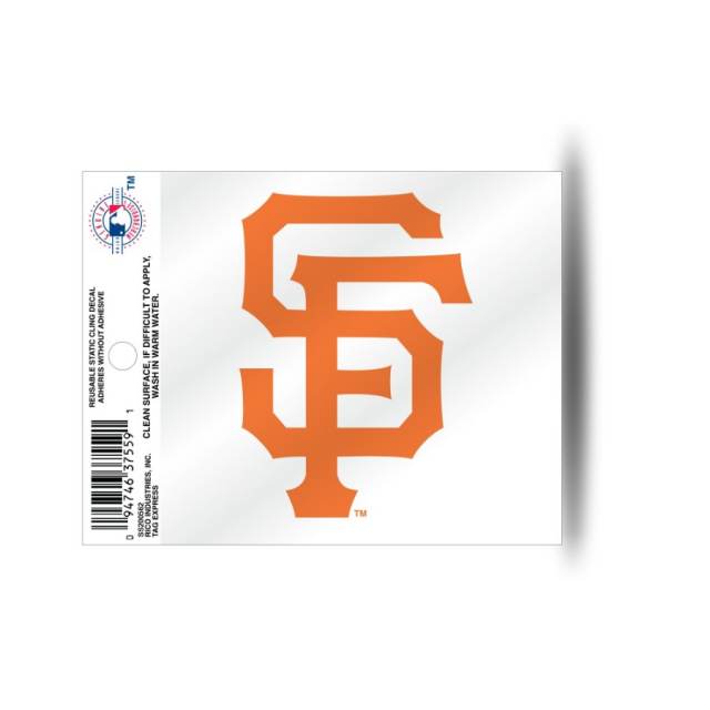 San Francisco Giants Logo - Static Cling