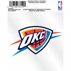 Oklahoma Thunder Alternate Logo - Static Cling