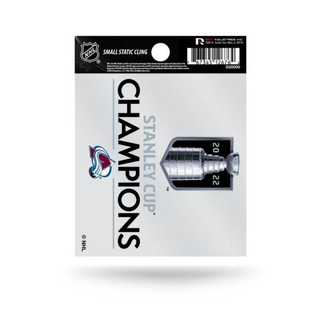  Colorado Avalanche Championship Sticker Stanley Cup