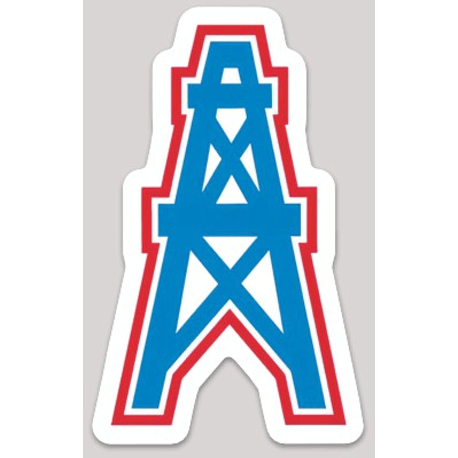 Houston Oilers Retro Logo - Vinyl Sticker