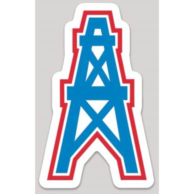 Houston Oilers Retro Logo - Vinyl Sticker