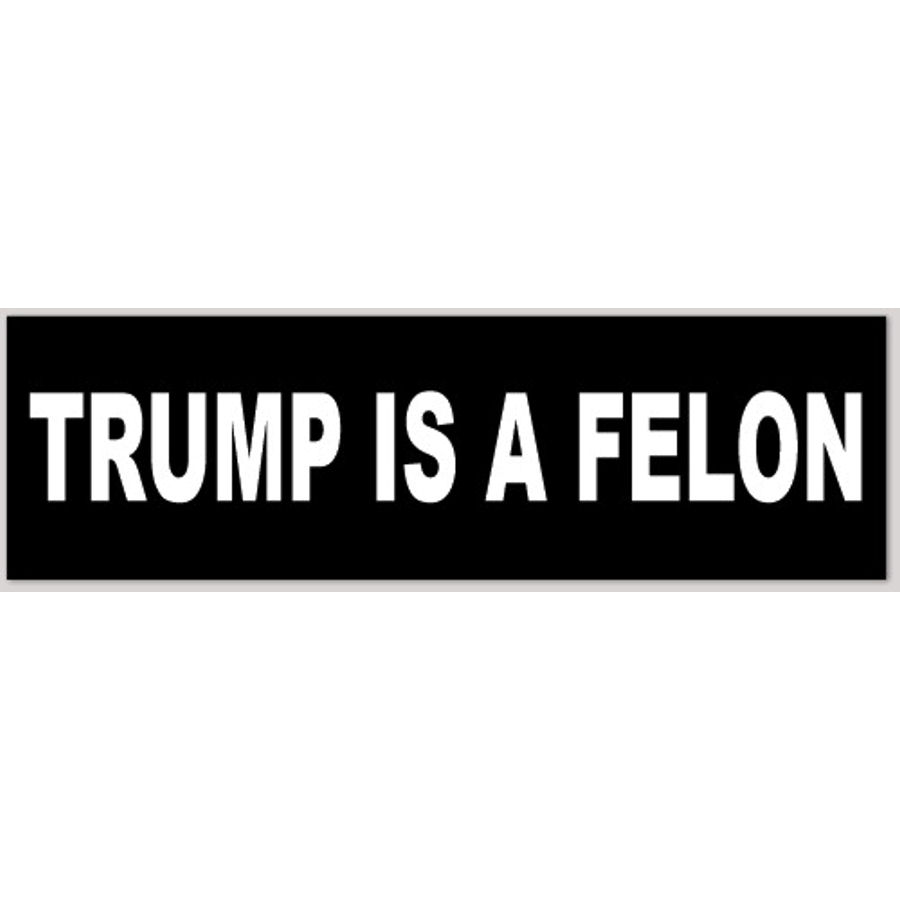 Trump Is A Felon - Bumper Sticker