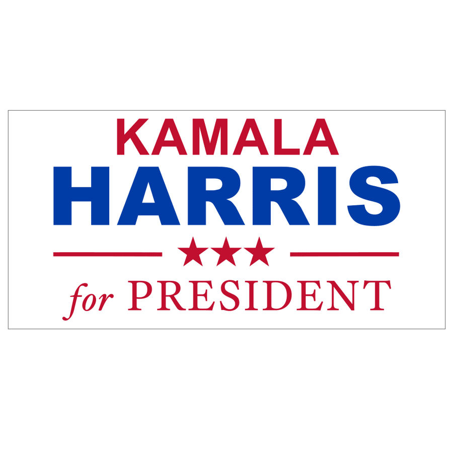 Kamala Harris For President - Bumper Sticker at Sticker Shoppe