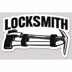 Halligan Bar & Axe Locksmith - Vinyl Sticker