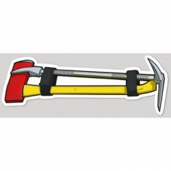Married Set Halligan Bar & Axe - Vinyl Sticker