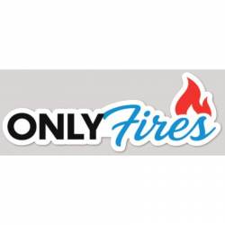 Only Fires OnlyFires White - Vinyl Sticker