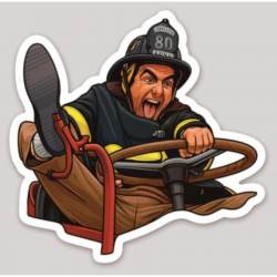Firefighter Kramer Tiller Driver - Vinyl Sticker