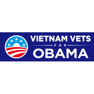 Vietnam Vets For Obama - Bumper Sticker