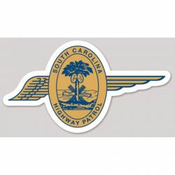 South Carolina Highway Patrol Wings Logo - Vinyl Sticker