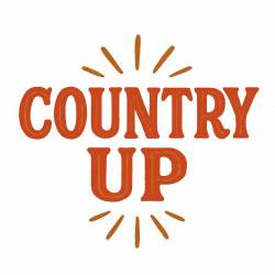 Country Up - Vinyl Sticker