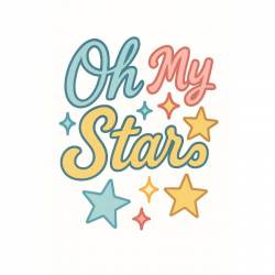 Oh My Stars - Vinyl Sticker