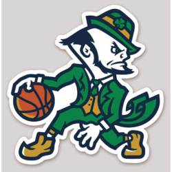 Notre Dame Fighting Irish Basketball  Logo - Vinyl Sticker
