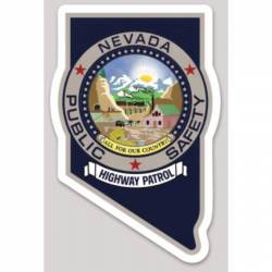 Nevada Public Safety Highway Patrol Seal - Vinyl Sticker