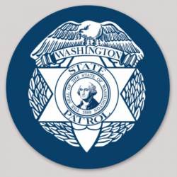 Washington State Patrol Police Seal - Vinyl Sticker