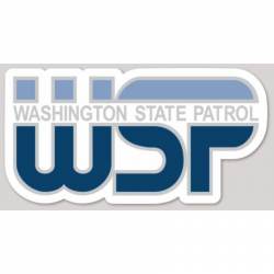 Washington State Patrol Script Logo - Vinyl Sticker