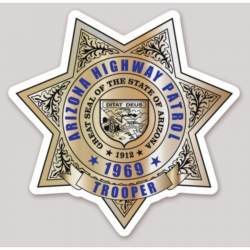 Arizona State Trooper Badge - Vinyl Sticker