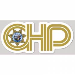 California Highway Patrol CHP Script - Vinyl Sticker
