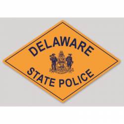 Delaware State Police Diamond - Vinyl Sticker