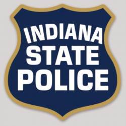 Indiana State Police Badge - Vinyl Sticker