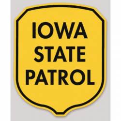 Iowa State Patrol Police - Vinyl Sticker