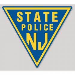 State Police New Jersey NJ - Vinyl Sticker