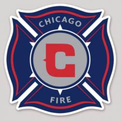 Chicago Fire Soccer Logo - Vinyl Sticker