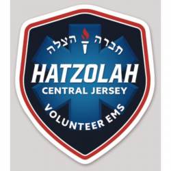 Hatzolah Central Jersey Volunteer EMS - Vinyl Sticker