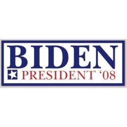 Joe Biden 2008 For President Replica Campaign Bumper Sticker