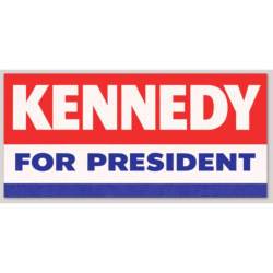 John F. Kennedy Replica 1960 President Campaign Bumper Sticker