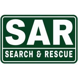 SAR Search & Rescue SAR Search & Rescue - Vinyl Sticker