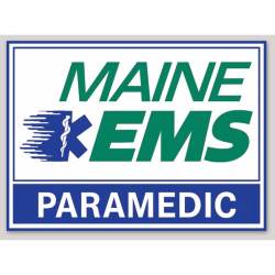 Maine EMS Paramedic - Vinyl Sticker