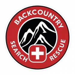 Backcountry Search & Rescue - Vinyl Sticker
