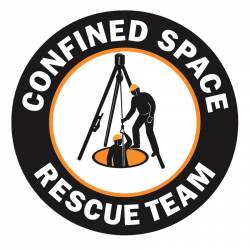 Confined Space Rescue Team - Vinyl Sticker