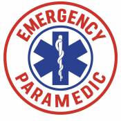 Emergency Paramedic Star Of Life - Vinyl Sticker