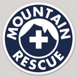 Mountain Rescue - Vinyl Sticker
