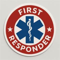 First Responder - Vinyl Sticker