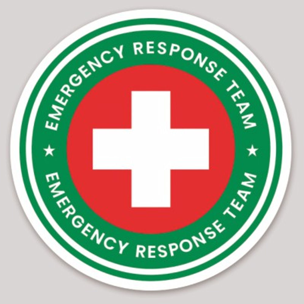Emergency Response Team Green - Vinyl Sticker at Sticker Shoppe