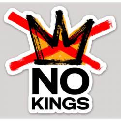 NO KINGS Logo - Vinyl Sticker