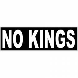 NO KINGS - Bumper Sticker