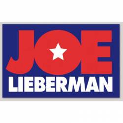 Joe Lieberman 2004 Presidential For President Replica Campaign - Bumper Sticker
