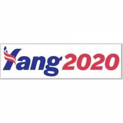 Andrew Yang 2020 Presidential For President Replica Campaign - Bumper Sticker