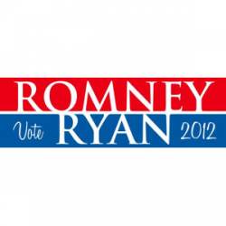 Vote Romney Ryan 2012 - Bumper Sticker