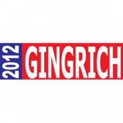 Gingrich 2012 - Bumper Sticker