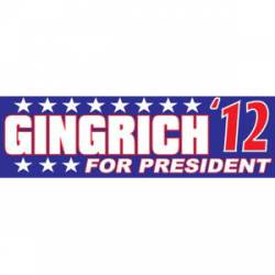 Gingrich For President - Bumper Sticker