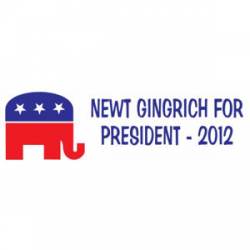 Newt Gingrich 2012 - Bumper Sticker