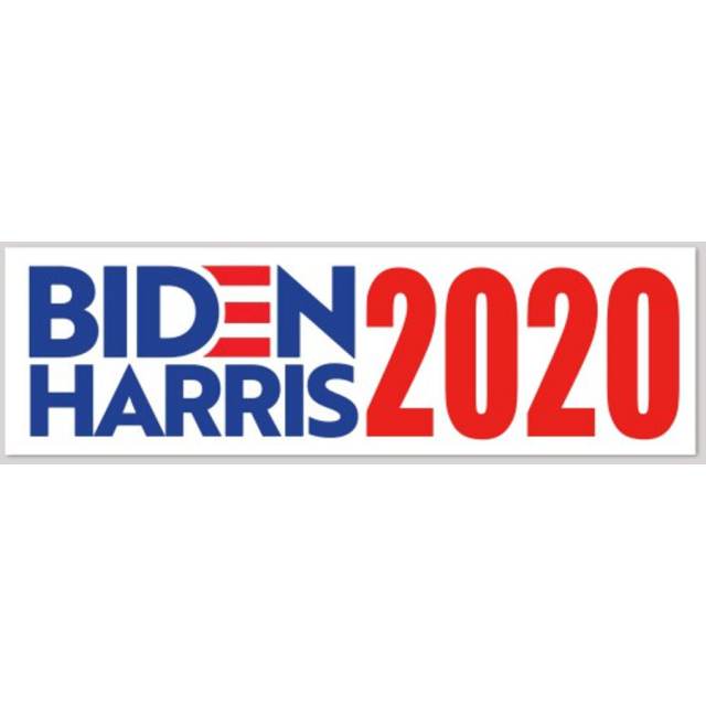 Joe Biden Kamala Harris For President 2020 '20 Red Blue 2.5x8 Bumper Sticker 