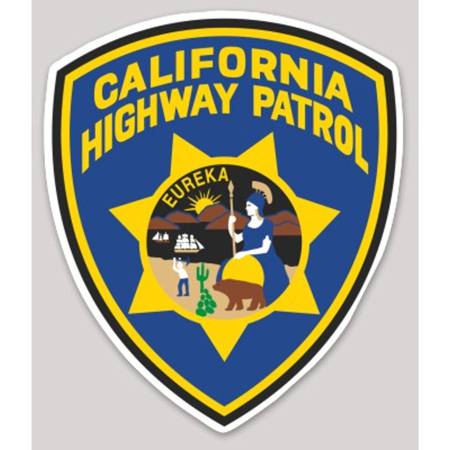 California Highway Patrol Vinyl Sticker at Sticker Shoppe