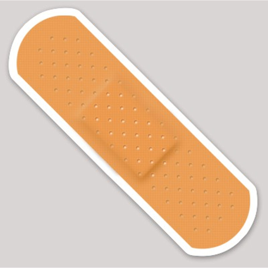 Single Band Aid - Vinyl Sticker at Sticker Shoppe